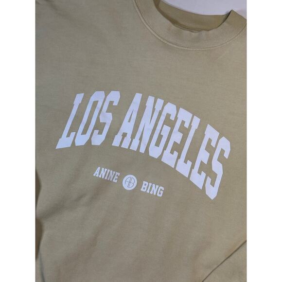 Anine Bing Jaci Los Angeles sweatshirt SMALL - Picture 2 of 9
